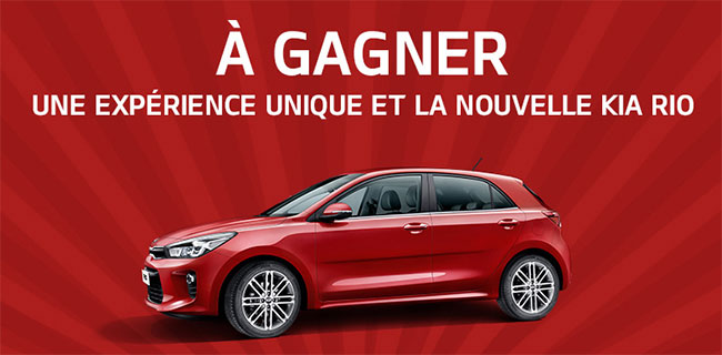 Tentez de gagner une voiture Kia et un séjour ou l’un des 50 cadeaux