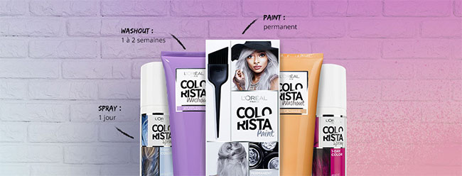 Tentez de colorer gratuitement vos cheveux avec Colorista de L’Oréal