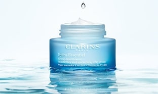 Recevez 2 échantillons gratuits de soins Clarins Hydra-Essentiel