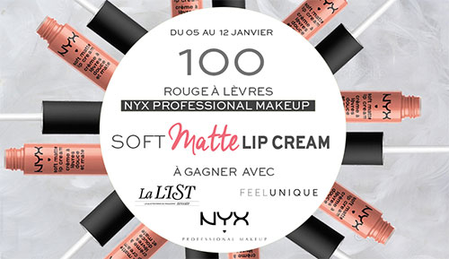 Tentez de remporter l’un des 100 Soft Matte Lip Cream de NYX