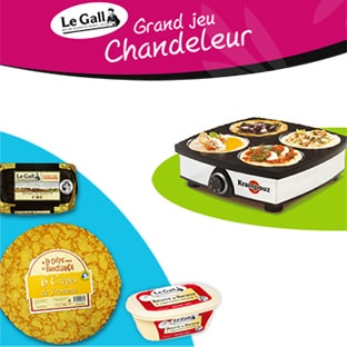 Jeu Chandeleur Le Gall : 4 tablettes, 50 crêpières… à gagner