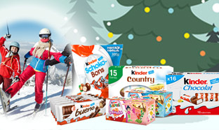 Jeu Kinder : 1043 cadeaux à gagner dont 1 séjour au Ski