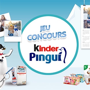 Jeu Kinder Pingui : 375 packs de chocolats et 805 lots à gagner