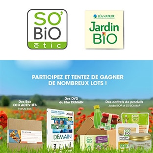 Jeu SO’BiO étic : Coffrets de produits, Natura Box… à gagner