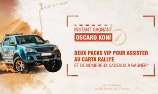 Jeu Oscaro Carta Rallye : 1307 cadeaux à gagner