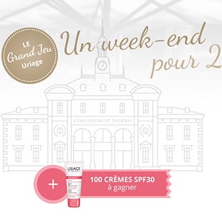 Jeu Uriage : 1 week-end et 100 Crèmes Roséliane à gagner