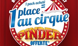 1 pack Kinder Pingui acheté = 1 place au Cirque Pinder offerte