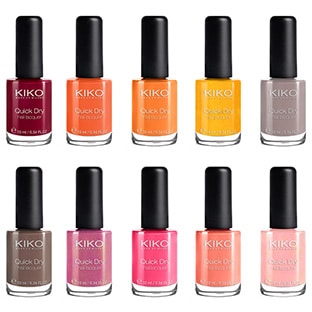 Promotion Kiko : 5 vernis pour 5€ au lieu de 14,50€