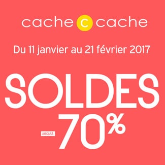 Soldes Cache Cache : Jusqu’à -70% et 15% de réduction