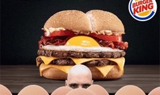 Burger King : Sandwich Egg Burger gratuit pour les chauves