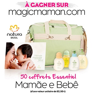 Jeu Magicmaman : 50 coffrets Mamãe e Bebê de Natura Brasil