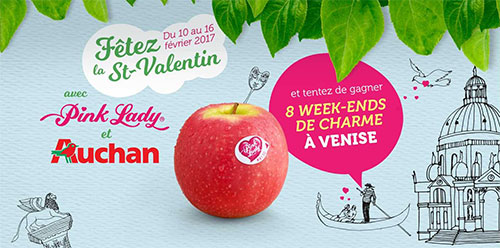 remportez l’un des 8 voyages à Venise avec Auchan et Pink Lady