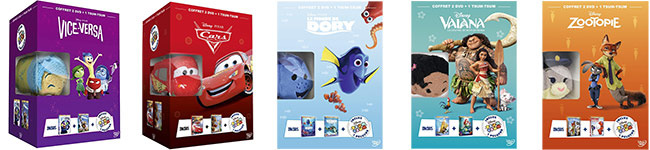 2 DVD Disney + 1 peluche Tsum Tsum à seulement 19,99€