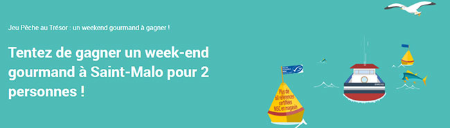 Concours Pêche au trésor : 10 cartes Carrefour et 1 week-end