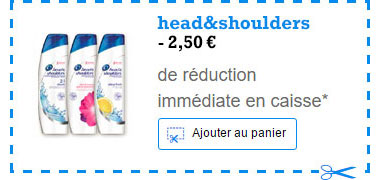 Coupon de réduction Shampoing Head&Shoulders