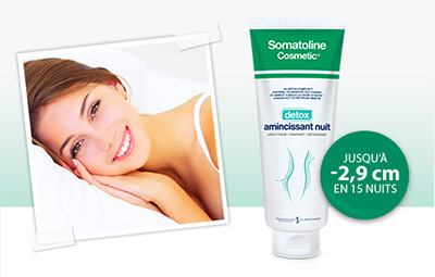 testez un Detox Amincissant Nuit de Somatoline