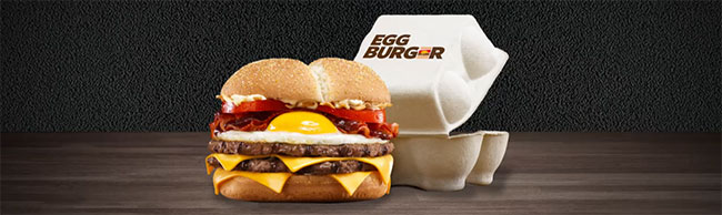 Egg Burger offert par Burger King à tous les chauves