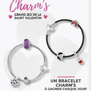 Jeu Maty Saint-Valentin : 22 bracelets avec 3 Charm’s à gagner