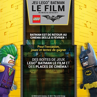 Jeu Picwic : 49 cadeaux Lego Batman à gagner