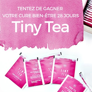 Jeu Elle : 70 coffrets Tiny Tea Teatox 28 jours à gagner