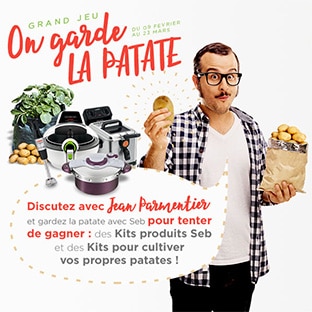 Jeu SEB On garde la Patate : 10 kits pour cuisiner ou cultiver