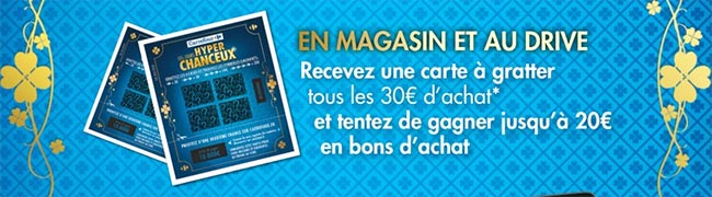 Tickets à gratter Carrefour Les Hyper Chanceux