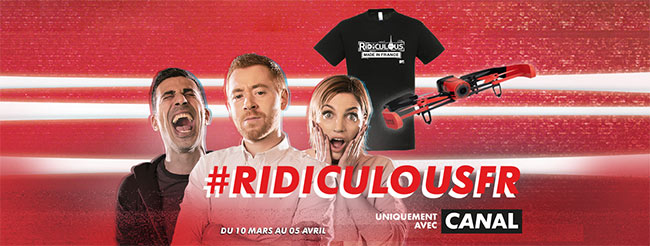 Le jeu MTV & Ridiculous offre des drones et des t-shirts