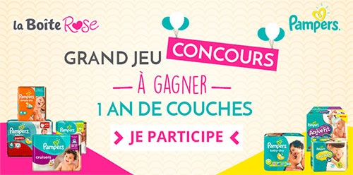 12 lots de couches Pampers à remporter