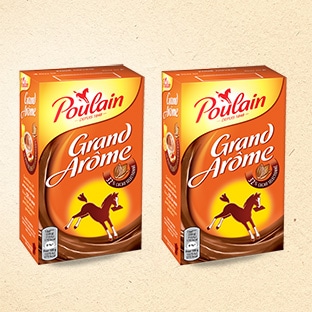 Chocolat en poudre Poulain gratuit grâce un bon de réduction