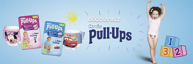 Tentez de recevoir l’un des 1000 lots de Huggies Pull-Ups avec Testamus