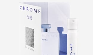 Recevez un échantillon gratuit du parfum Azzaro Chrome Pure