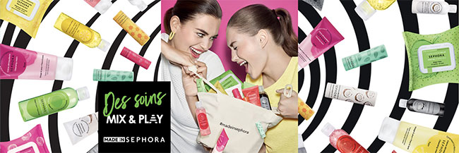 Découvrez gratuitement les crèmes Sephora Mix & Play