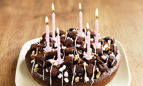 Le gâteau d’anniversaire offert chez Buffalo Grill