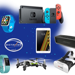 Jeu Distinxion Autos : 67 lots (Nintendo Switch, Apple Watch…)