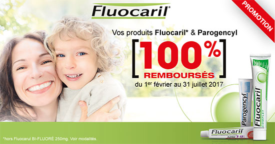 Offre de remboursement Parogencyl et Fluocaril