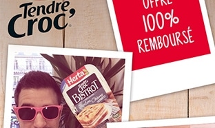 Tendre Croc’ Herta gratuit car 100% remboursé avec Shopmium