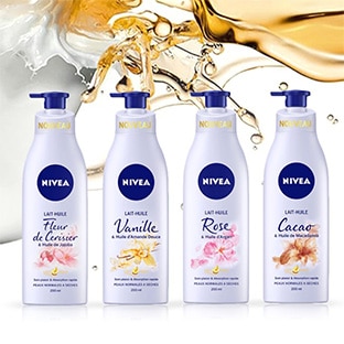 Test de la gamme lait-huile de Nivea : 400 soins gratuits