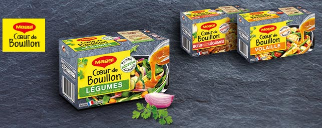 testez gratuitement les nouvelles recettes Cœur de Bouillon Maggi