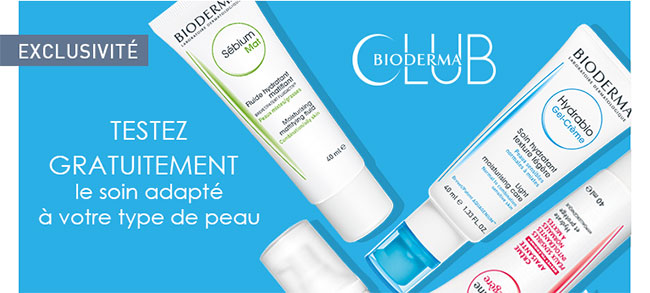 testez le soin Bioderma adapté à votre peau