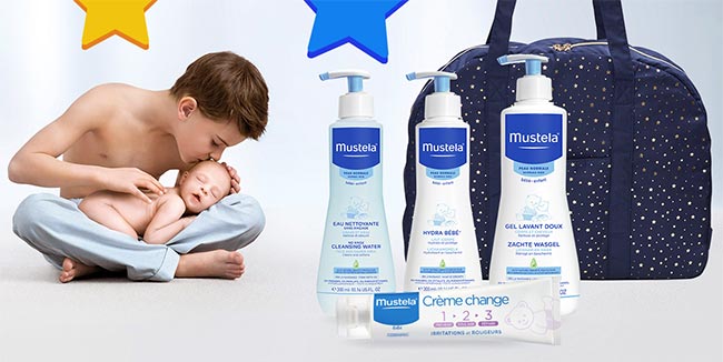 remportez l’un des 30 trousses de 4 produits Mustela