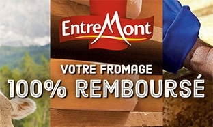 ODR Entremont : Fromage gratuit car 100% remboursé