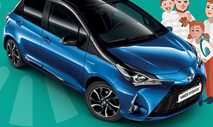 Une voiture Toyota Yaris Hybride à gagner