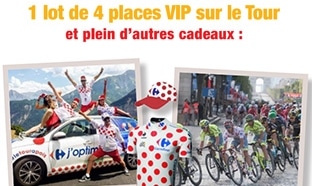 Carrefour : Grand Jeu Tour de France avec 408 cadeaux à gagner