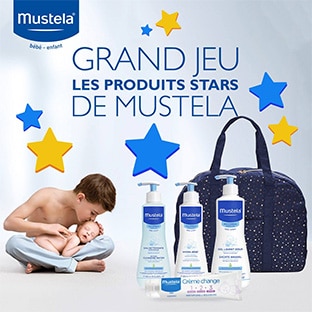 Jeu Les produits stars Mustela : 30 vanity étoilés à gagner