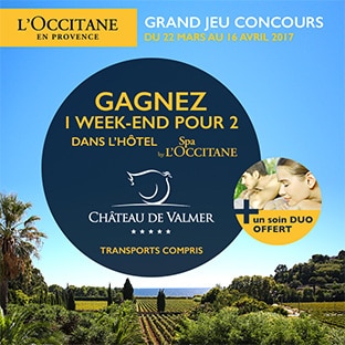 Tentez de remporter un week-end Spa L’Occitane