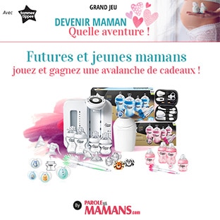 Jeu Parole de Mamans : Des cadeaux pour bébé à gagner