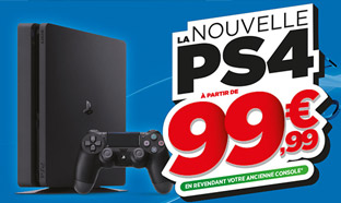 Offre de reprise Micromania : Nouvelle PS4 dès 99,99€ !