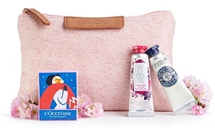 L’Occitane : Trousse Printemps (3 soins) offerte pour tout achat