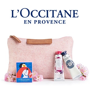 L’Occitane : Trousse Printemps (3 soins) offerte pour tout achat