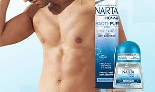 Test Toluna : 225 déodorants Narta Men gratuits